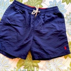 Polo Ralph Lauren men’s navy blue swim trunks